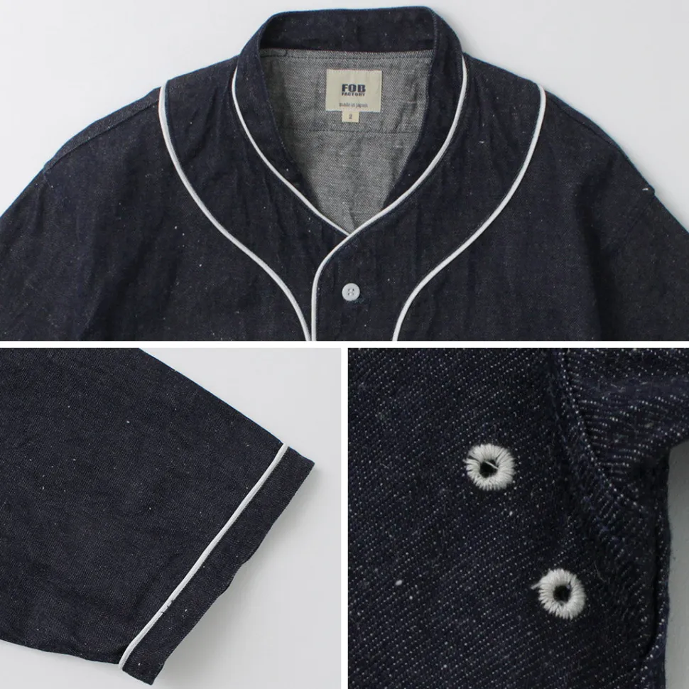 FOB FACTORY / F3490 Baseball Shirt