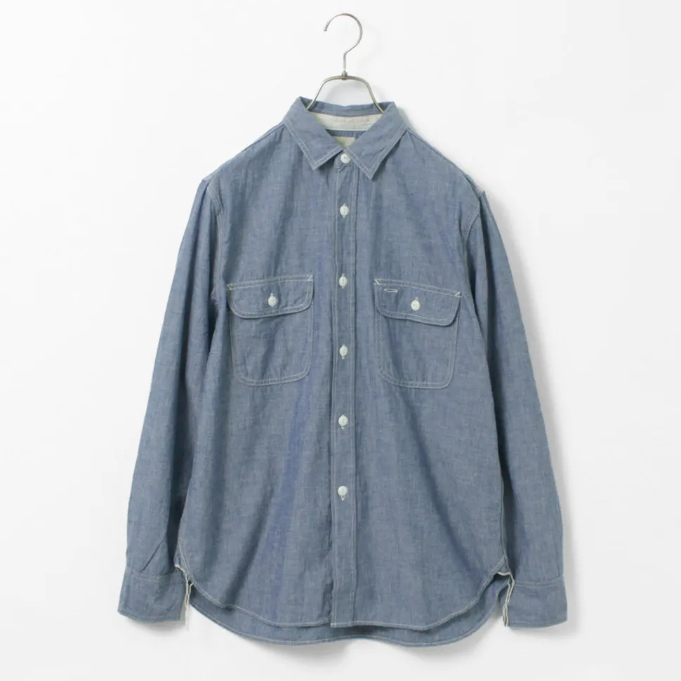 FOB FACTORY / F3494 Chambray work shirt