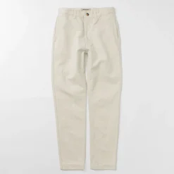 FOB FACTORY / F0516 Cotton hemp herringbone Trouser