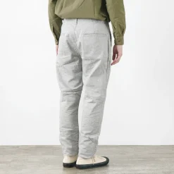 FOB FACTORY / F0513 Cotton Linen Double Wave Chambray Pants