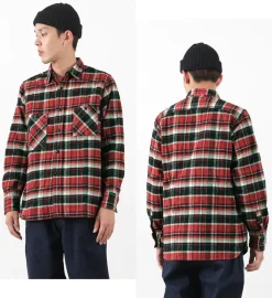 FOB FACTORY / F3481 HEAVY NEL WORK SHIRT