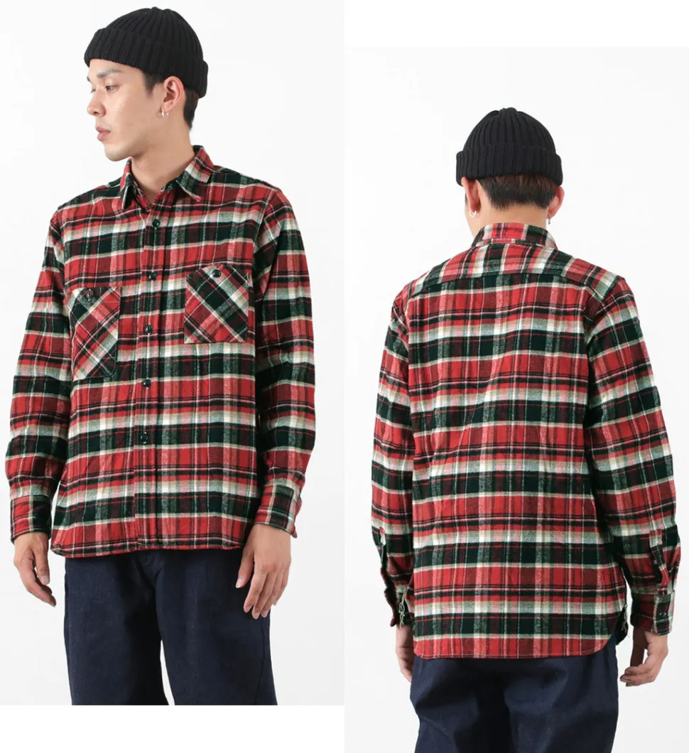 FOB FACTORY / F3481 HEAVY NEL WORK SHIRT