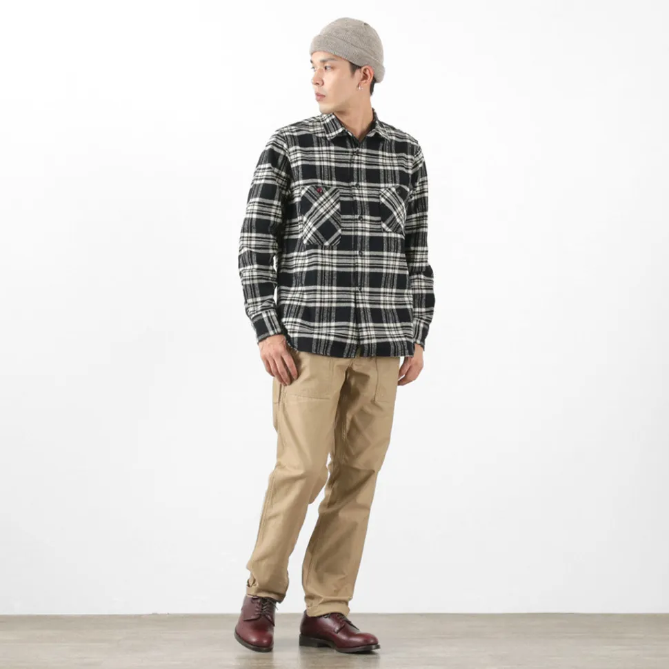 FOB FACTORY / F3481 HEAVY NEL WORK SHIRT