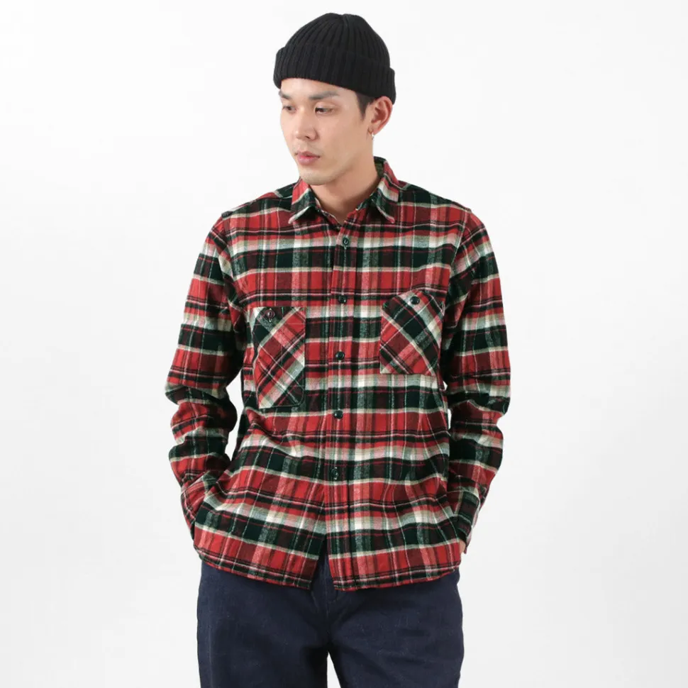 FOB FACTORY / F3481 HEAVY NEL WORK SHIRT