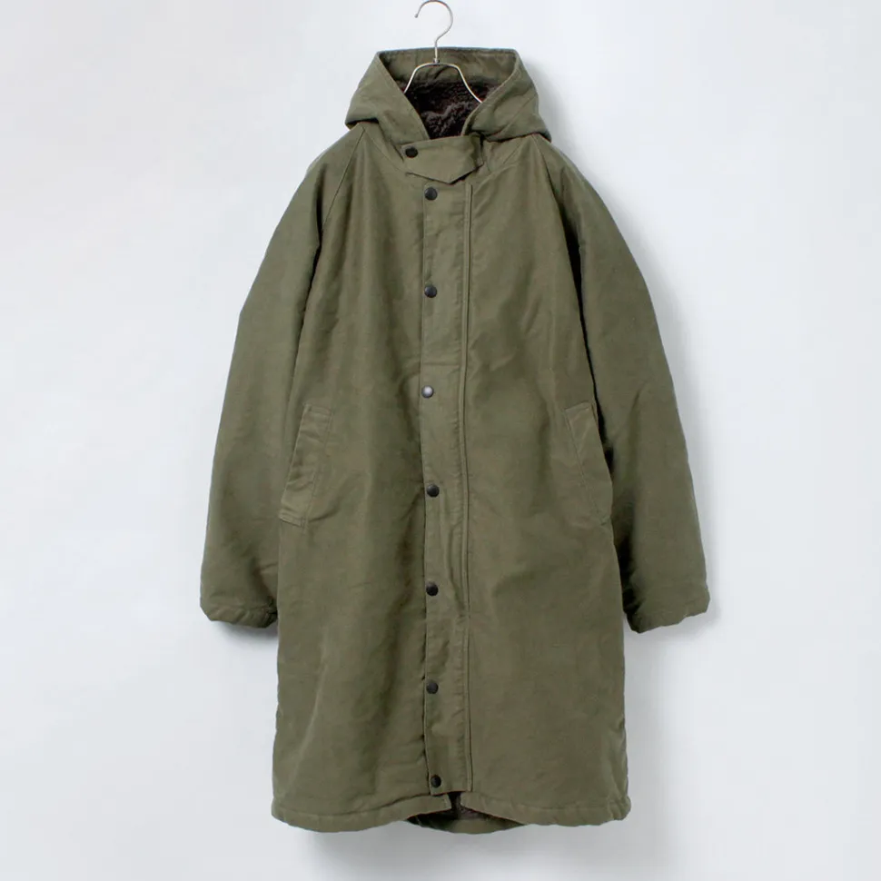 FOB FACTORY / F2450 Moleskin Hood Coat