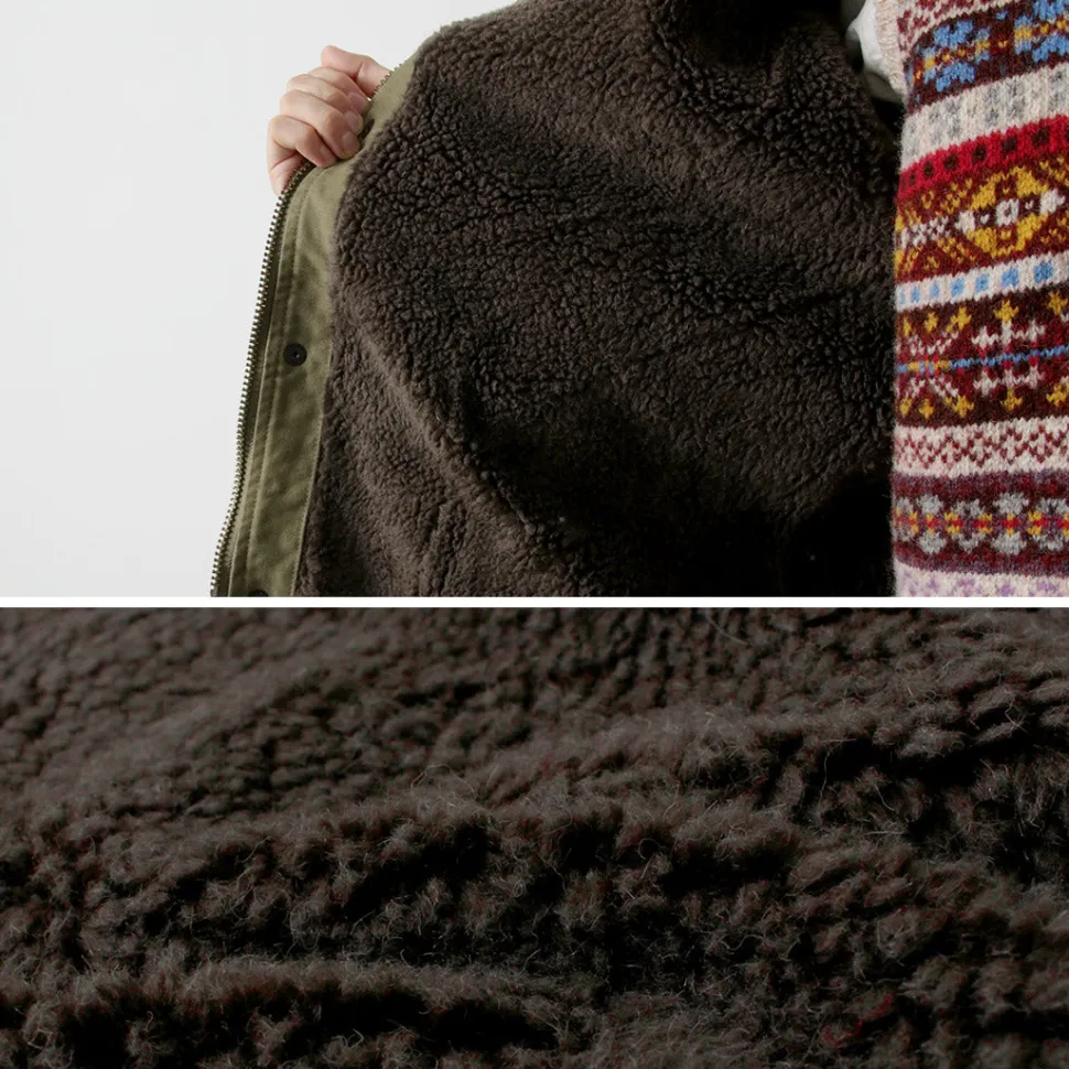 FOB FACTORY / F2450 Moleskin Hood Coat