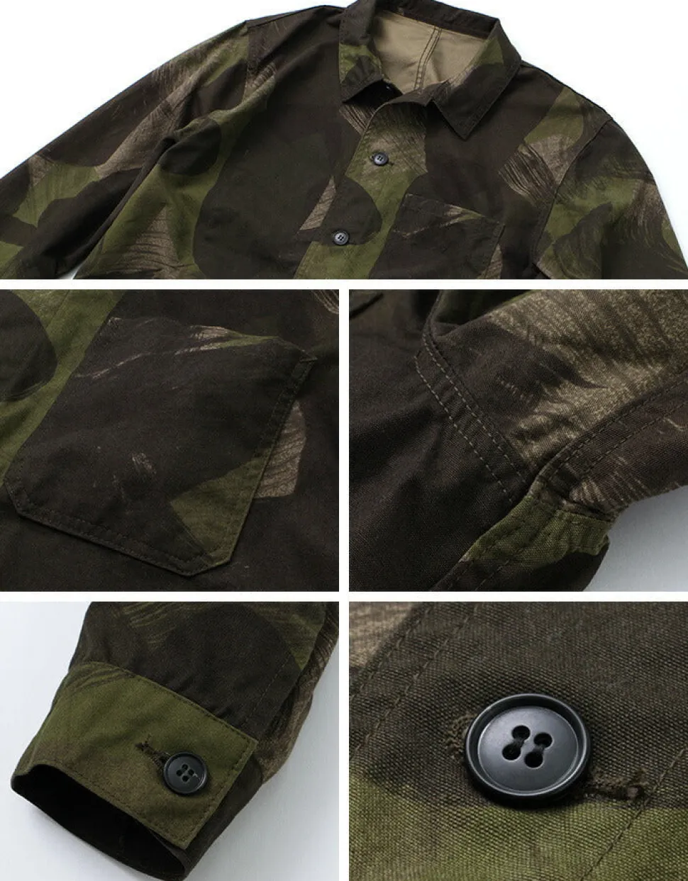 FOB FACTORY / FRC003Camo French Shirt Jacket