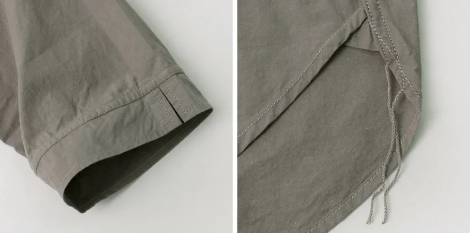 FOB FACTORY / FRC006 military dump band collar shirt