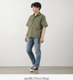 FOB FACTORY / F3499 Short sleeve field shirt