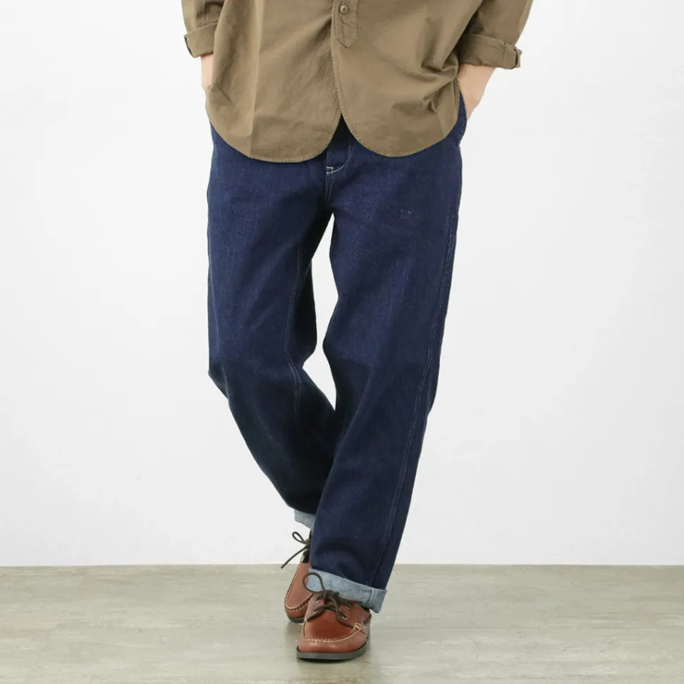 FOB FACTORY / F0511 WW2 Denim deck trousers One wash