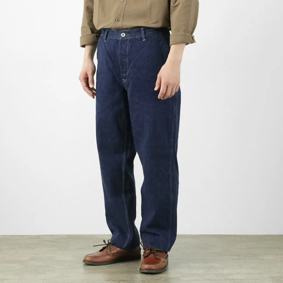 FOB FACTORY / F0511 WW2 Denim deck trousers One wash
