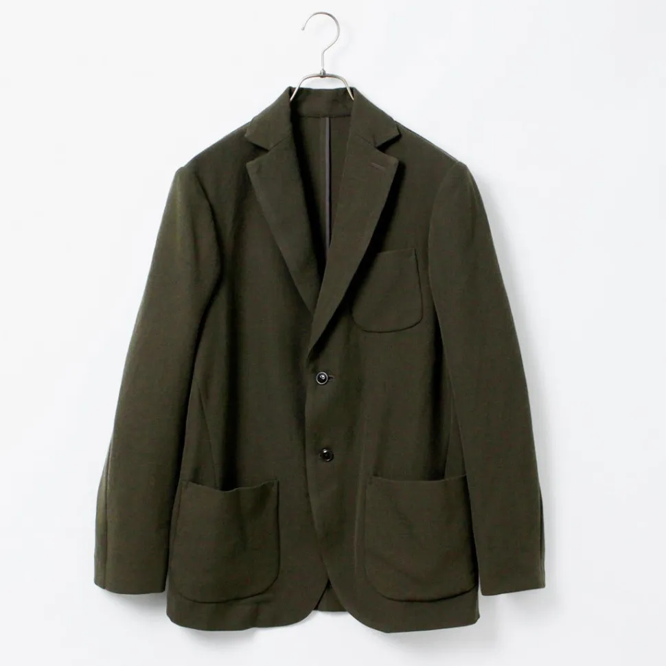 FUJITO / N.O.UN Beltless Pants Wool Serge