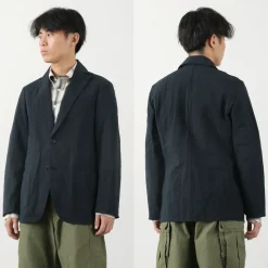 FUJITO / N.O.UN Jacket Cotton Linen Seersucker