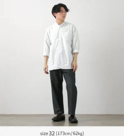 FUJITO / 2 Tuck Trousers Light Ounce Denim