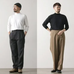 FYNELYNE ENGINEERED BY LIFILL / Cotton Long Sleeve Mock Neck T-Shirt