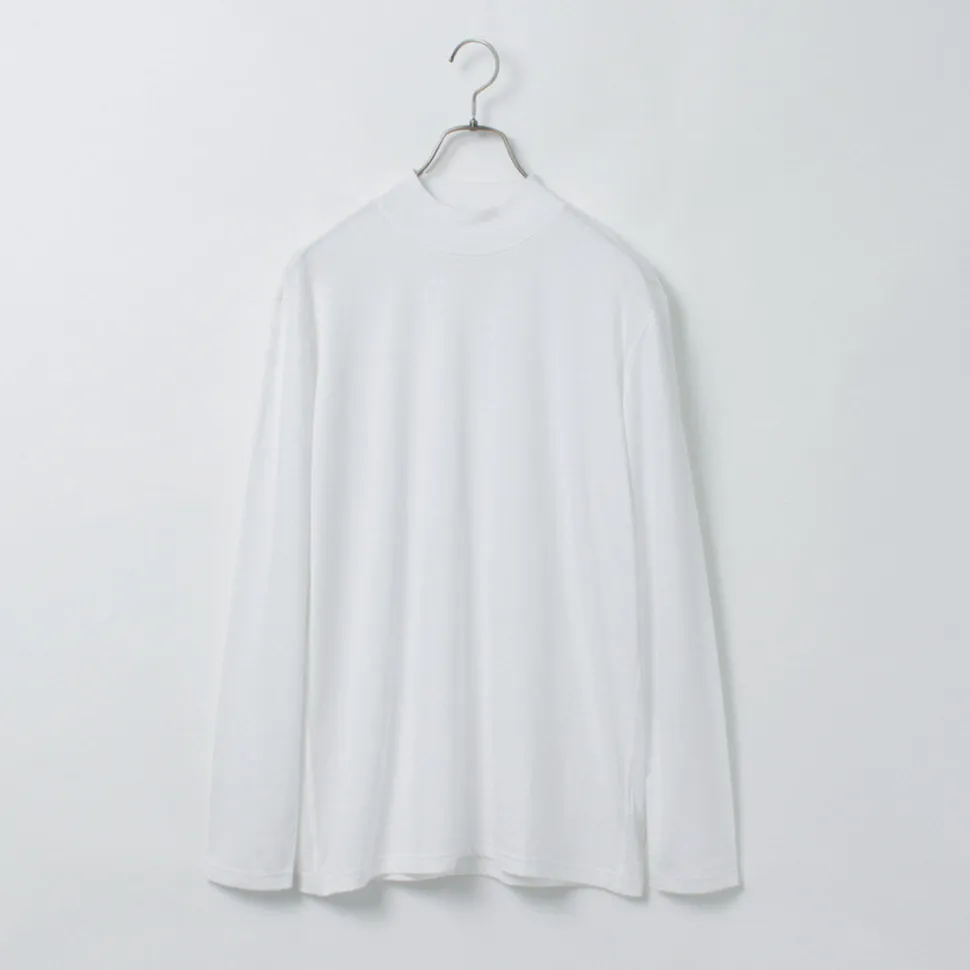FYNELYNE ENGINEERED BY LIFILL / Cotton Long Sleeve Mock Neck T-Shirt