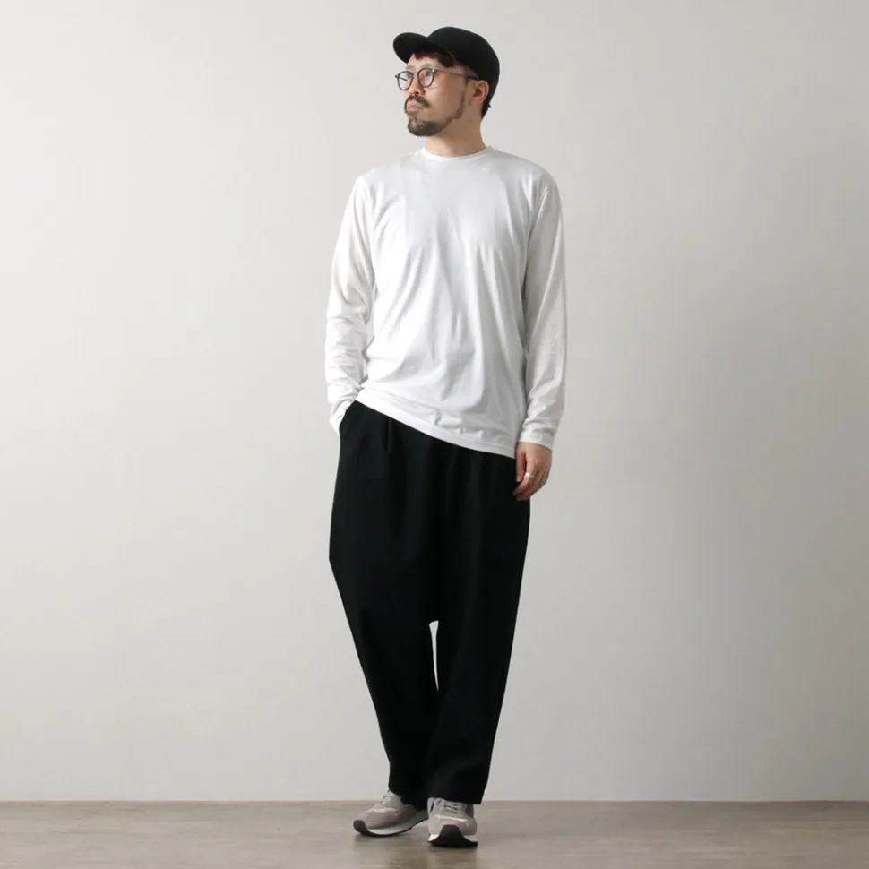 FYNELYNE ENGINEERED BY LIFILL / Cottony Long Sleeve Crew Neck T-Shirt