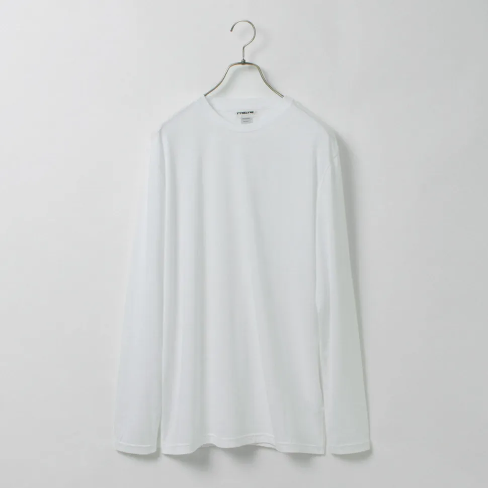 FYNELYNE ENGINEERED BY LIFILL / Cottony Long Sleeve Crew Neck T-Shirt