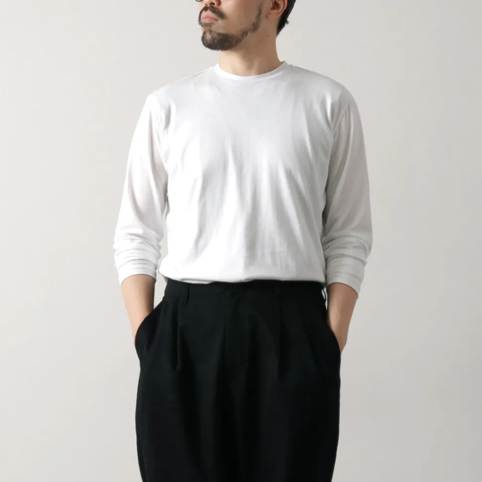 FYNELYNE ENGINEERED BY LIFILL / Cottony Long Sleeve Crew Neck T-Shirt