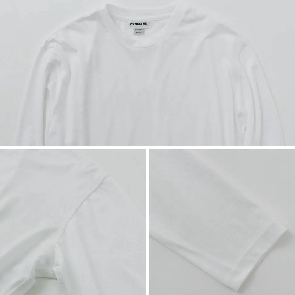 FYNELYNE ENGINEERED BY LIFILL / Cottony Long Sleeve Crew Neck T-Shirt