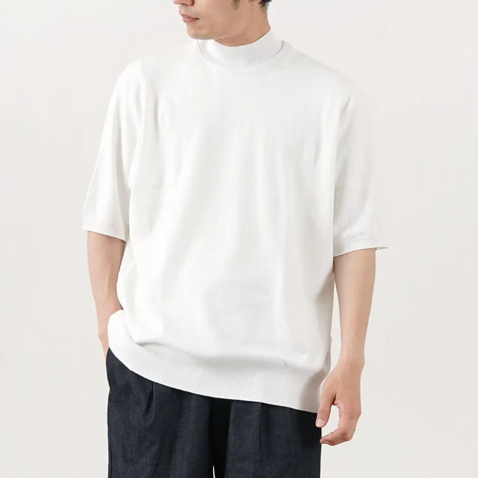 GICIPI / Calamaro Mock neck Relaxed fit Knit and sew