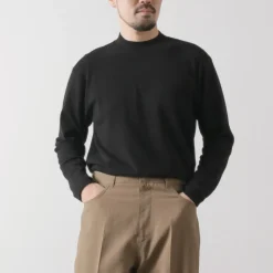 GICIPI / Delfino Crew Neck Basic Fit Long Sleeve Cut and Sewn