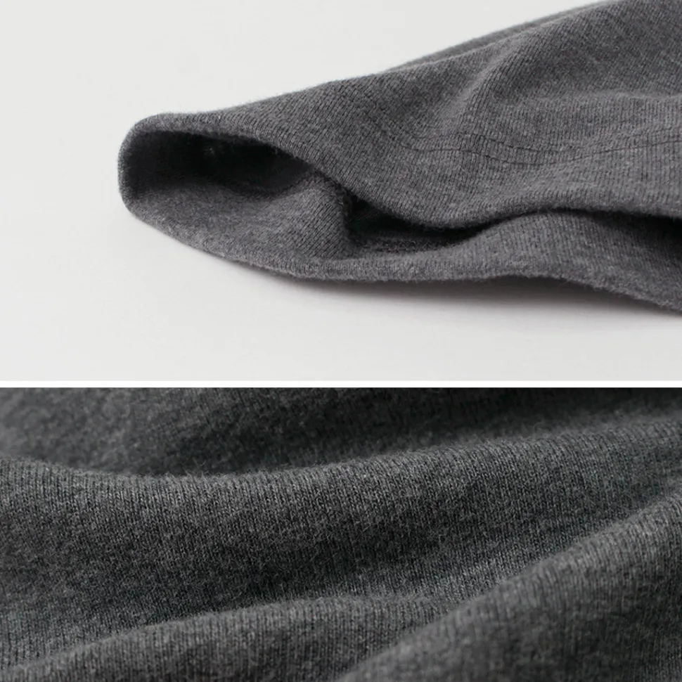 GICIPI / VONGOLA Mock Neck Relaxed Fit Milled T-Shirt