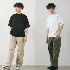 GICIPI / VONGOLA Mock Neck Relaxed Fit Milled T-Shirt