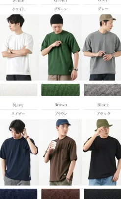 GLACON / T/C Pique Big T-Shirt