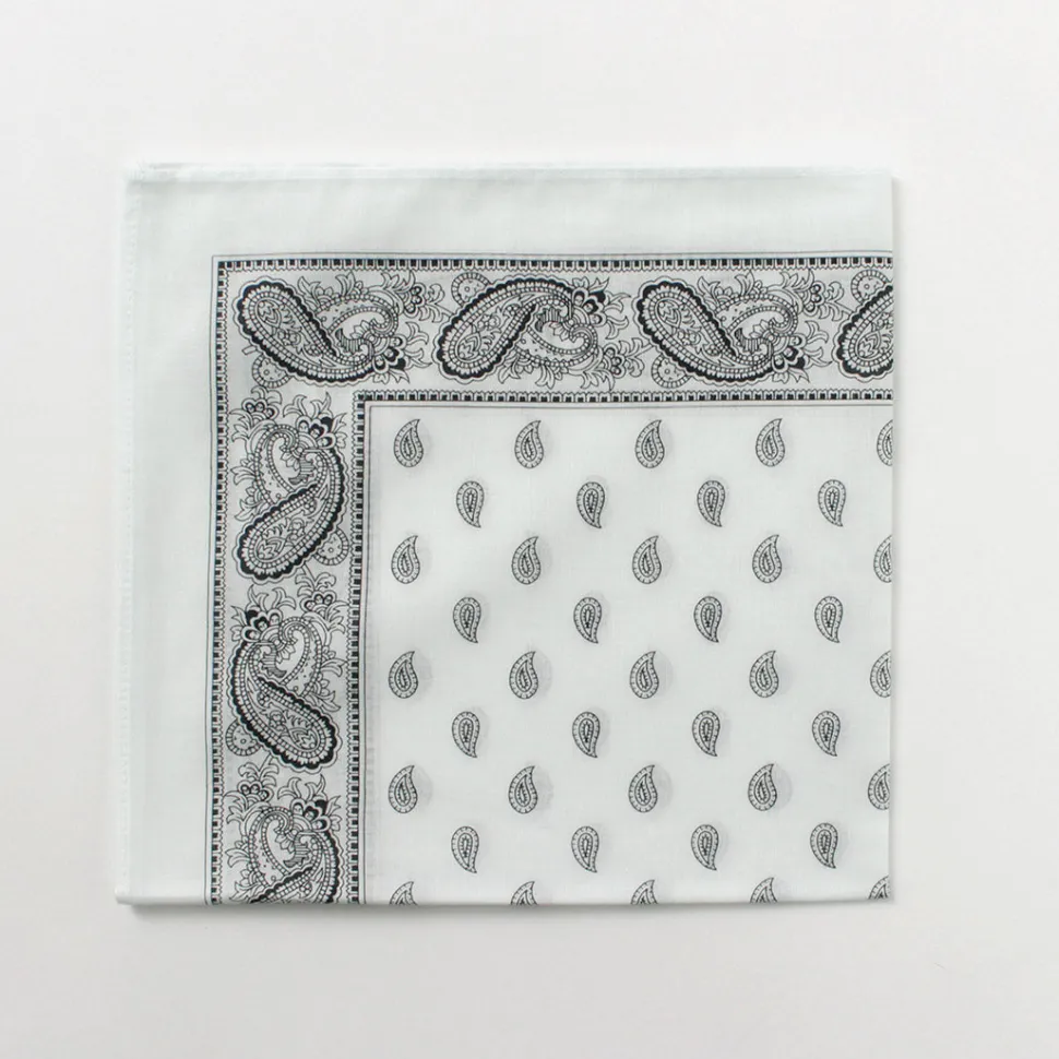 GLARNER TUECHLI / Cotton Paisley Bandana