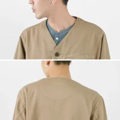 GOHEMP / Green Lodge Jacket Hemp Cotton Recycled Polyester Cloth