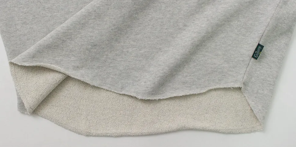 GOHEMP / Loose Round 7/10 Sleeve Light Ounce Sweat T-Shirt