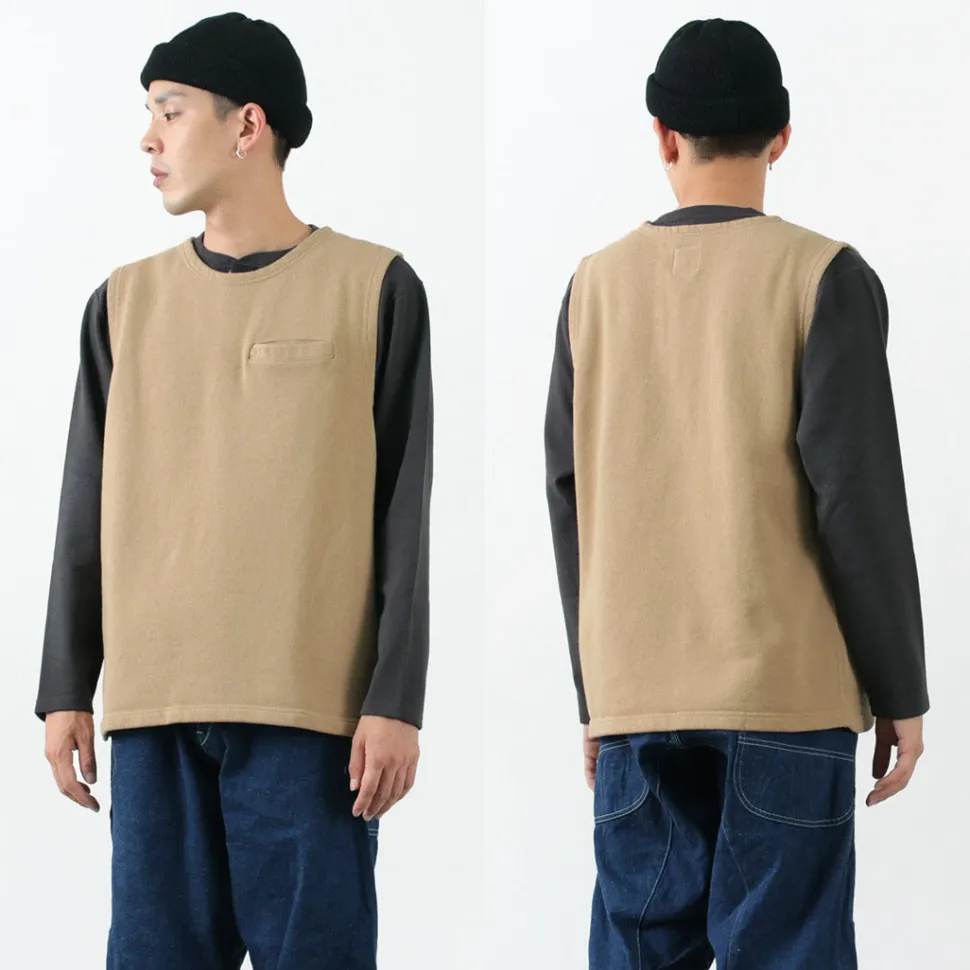 GOOD ON / Fleece Sweat waistcoat Optoelectronic