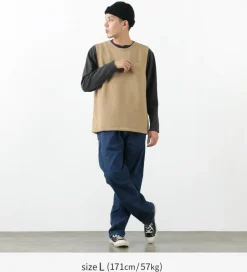 GOOD ON / Fleece Sweat waistcoat Optoelectronic