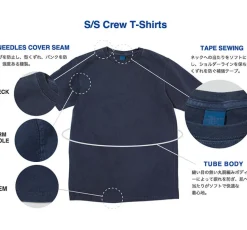 GOOD ON / GO BOY Hanging embroidery short sleeve pocket