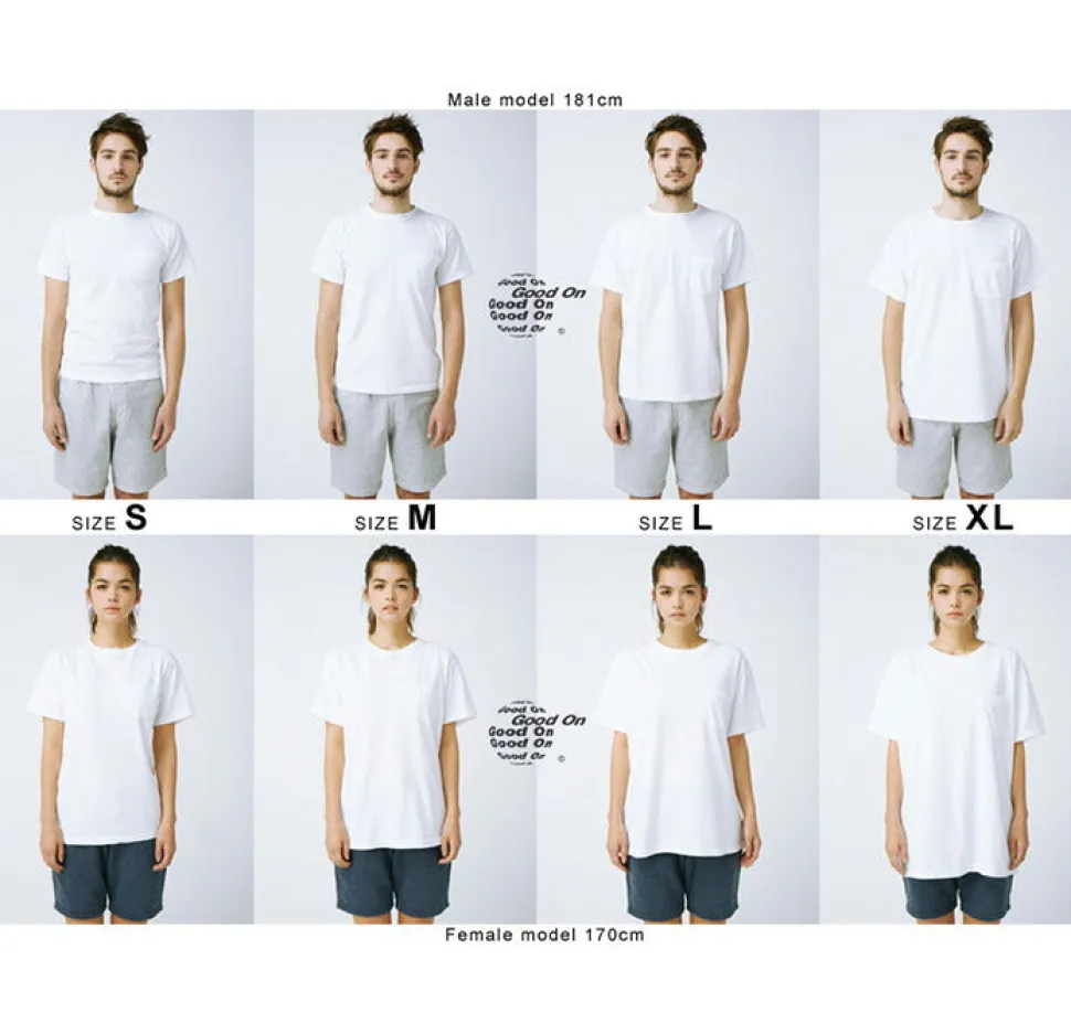 GOOD ON / GOST1101 Raglan heavy pocket T-shirt short sleeve