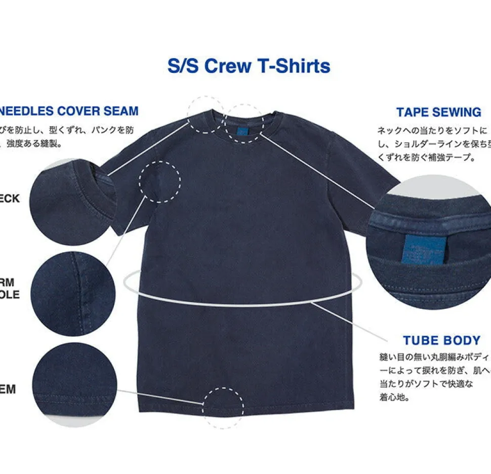 GOOD ON / GOST1408 Short sleeve V-neck pocket T-shirt