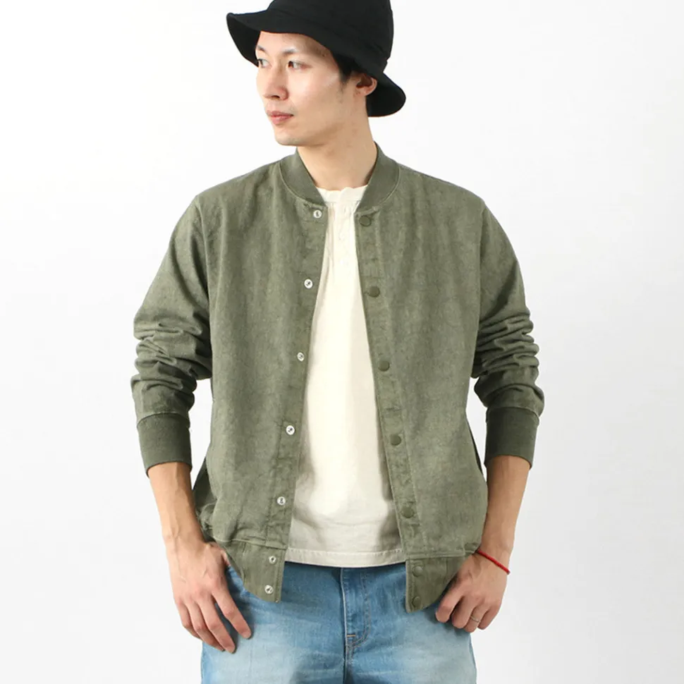 GOOD ON / Heavy Jersey Stadium Jacket