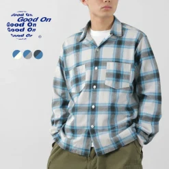 GOOD ON / Ombre Long Sleeve Open Shirt