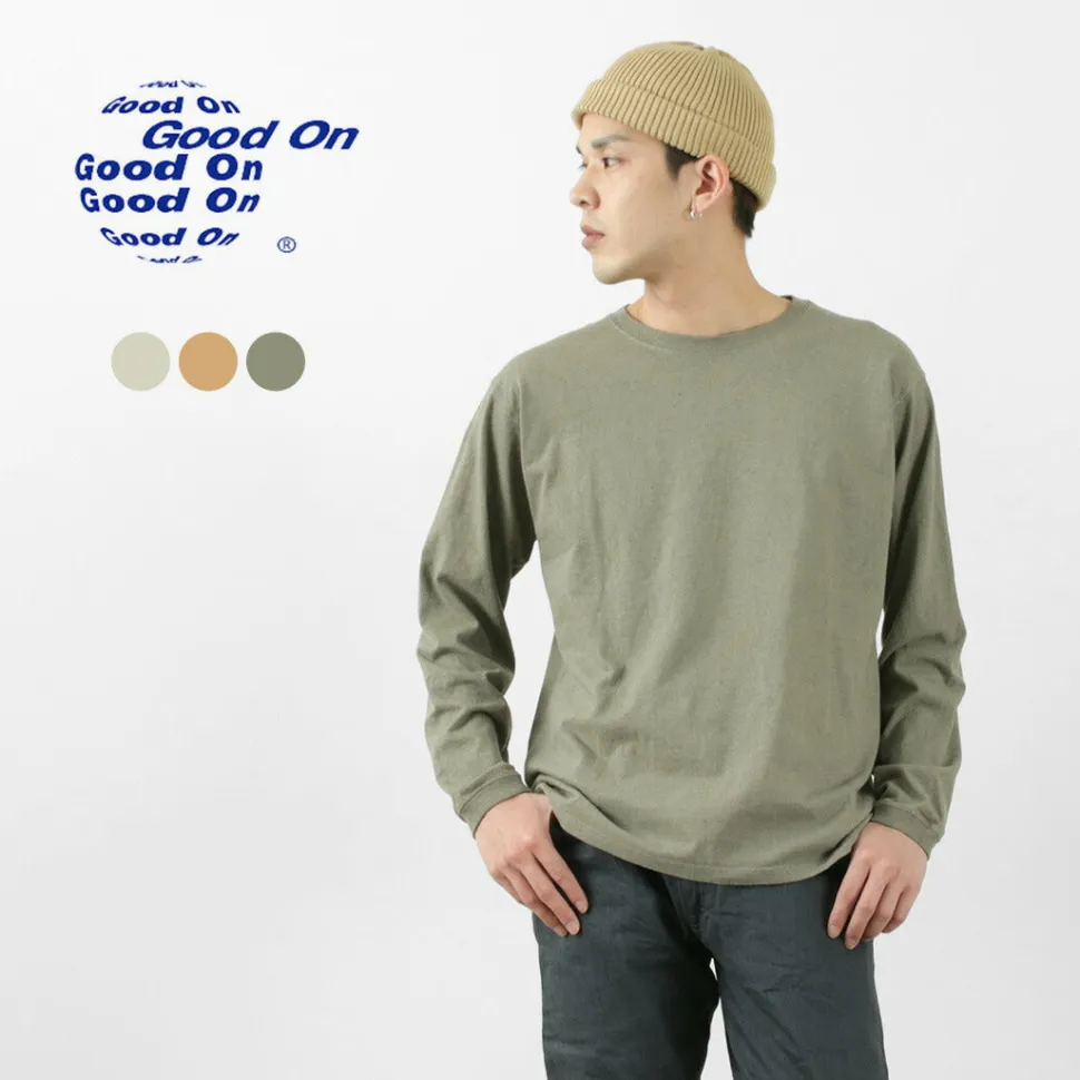 Good On / Organic long sleeve crew neck t-shirt