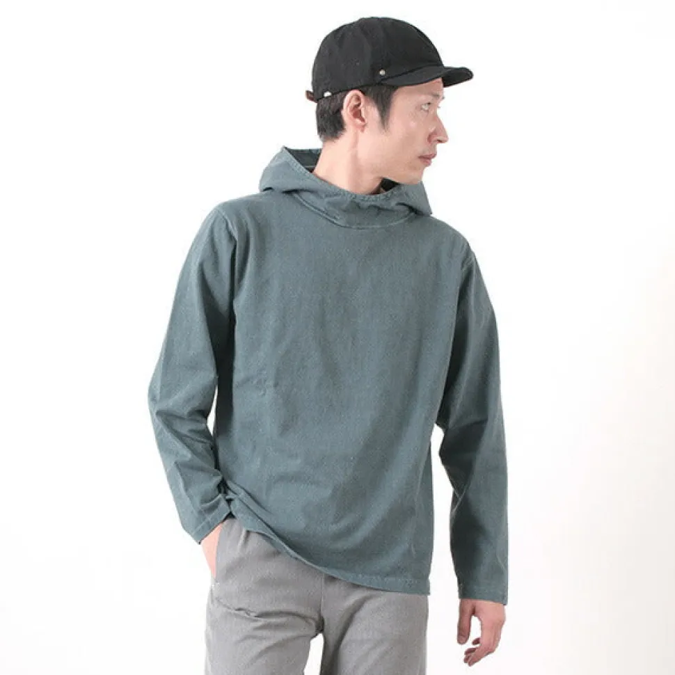 GOOD ON / Pullover hooded T-shirt/long sleeves