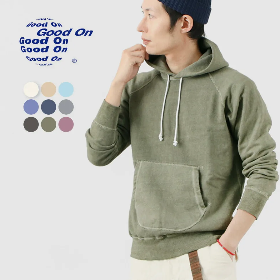 GOOD ON / Raglan Pullover Hooded Sweatshirt