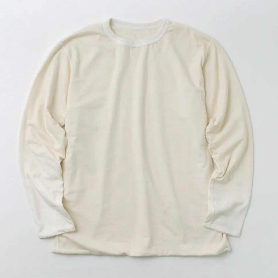 GOOD ON / Reversible Striped Long Sleeve Crew T-Shirt GOLT2407