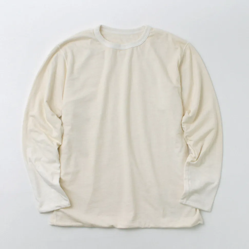 GOOD ON / Reversible Striped Long Sleeve Crew T-Shirt GOLT2407