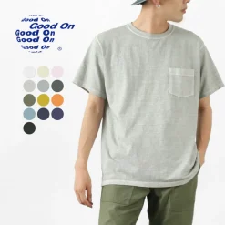 GOOD ON / Short Sleeve Basic Pocket Crew Neck T-Shirt
