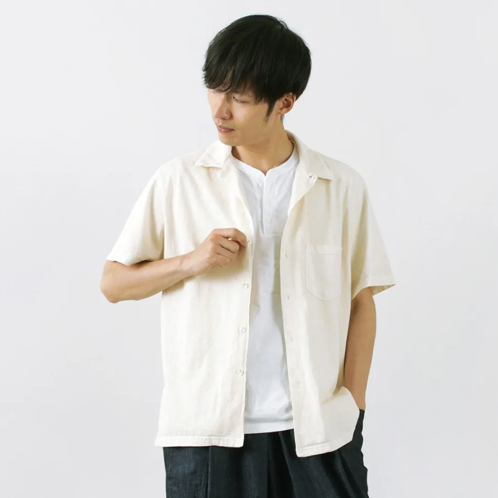 GOOD ON / Short Sleeve TEE Open Collar Shirt
