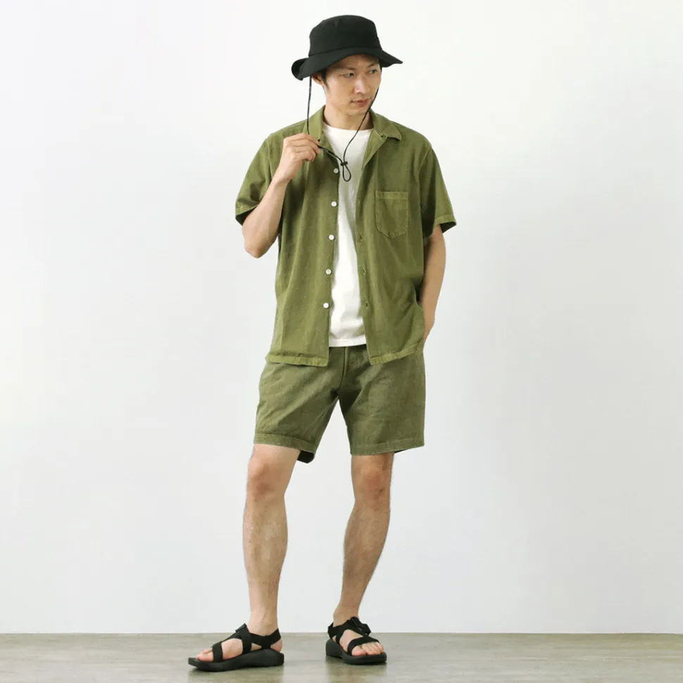 GOOD ON / Short Sleeve TEE Open Collar Shirt