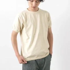 GOODWEAR / Crew Neck Short Sleeve T-Shirt Cuff and Hem Rib