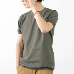 GOODWEAR / Crew Neck Short Sleeve T-Shirt Cuff and Hem Rib