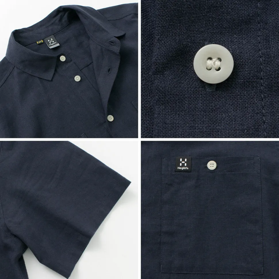 HAGLOFS / Curious Hemp Short Sleeve Shirt
